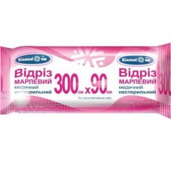 Отрез марлевый медицинский нестерильный "Белоснежка", 3 м