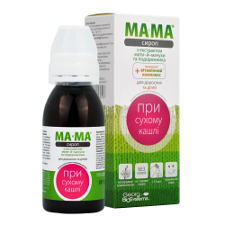 Ма-и-Ма сироп с экстрактом мать-и-мачехи и подорожника при сухом кашле, 115 мл