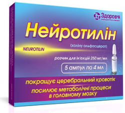 Нейротилин 250 мг/мл 4 мл №5 раствор