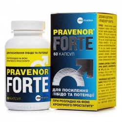 Правенор Форте капсулы для усиления либидо и потенции, 60 шт.