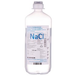 Натрия хлорид раствор для инфузий изотонический 0, 9% Б.Браун, по 500 мл во флаконе, 10 шт.