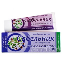 Сабельник с глюкозамином гель-бальзам для тела, 75 мл