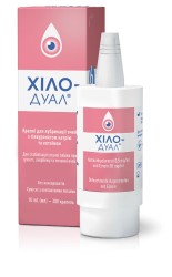 Хило-Дуал капли для глаз увлажняющие при сухости глаз, 10 мл