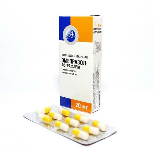 Омепразол-Астрафарм капсулы по 20 мг, 30 шт.