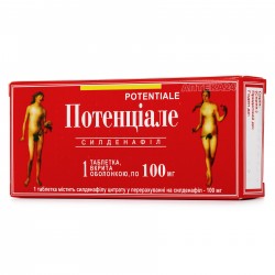 Потенциале таблетки для потенции по 100 мг, 1 шт.