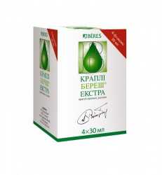 Береш Экстра капли оральные по 30 мл в флаконе, 4 шт.