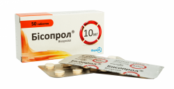 Бисопрол таблетки по 10 мг, 50 шт.