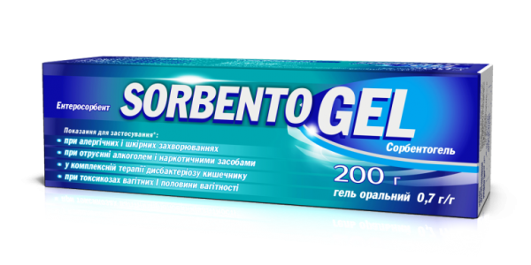 Сорбентогель гель оральный по 0,7 г/г, 200 г