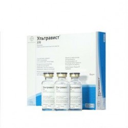 Ультравист раствор по 370 мг/мл, в флаконах по 500 мл, 8 шт.