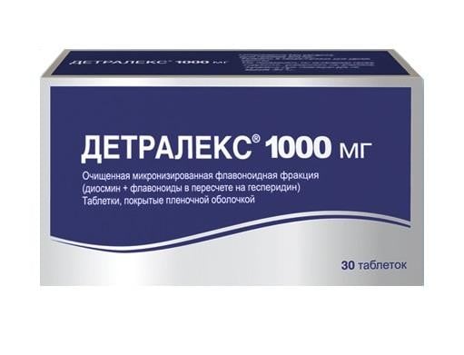 Детралекс таблетки 1000 мг N30