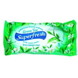Салфетки влажные Super Fresh N15 зеленый чай