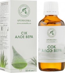 Сок косметический "Алоэ Вера" Ароматика, 50 мл 