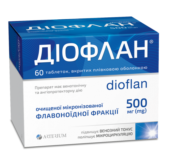 Диофлан таблетки по 500 мг, 60 шт.