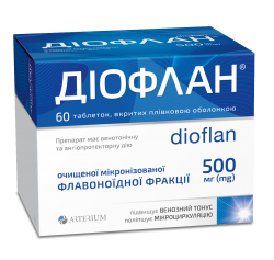 Диофлан таблетки по 500 мг, 60 шт.
