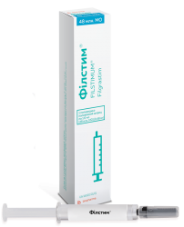 Филстим раствор для инъекций по 0,48 мг/1,6 мл (48 млн МЕ) в шприце