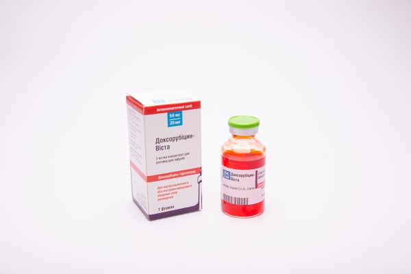 Доксорубицин-Виста концентрат, 2 мг/мл, 25 мл (50 мг)