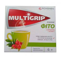Мультигрипп фито шиповник+витамин С №10 саше