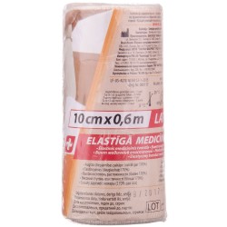 Бинт эластичный медицинский Lauma Latex Free, модель 2, 10 см х 0,6 м