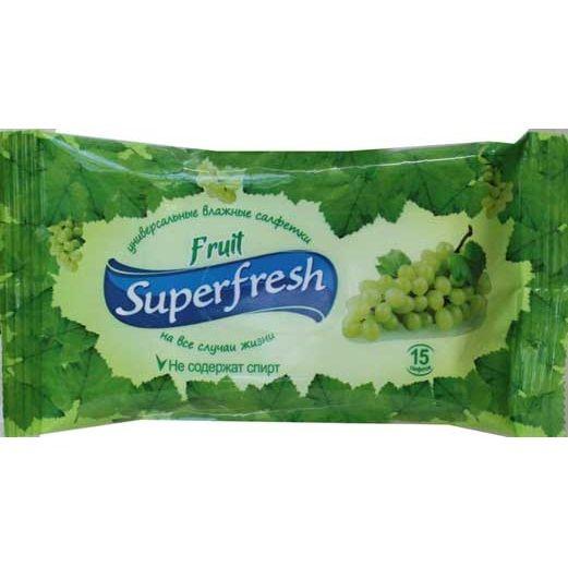 Салфетки влажные Super Fresh Fruit №15
