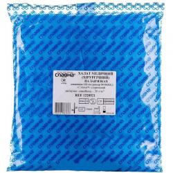 Халат медицинский хирургический стерильный размер XL (54-56) 132см на завязках