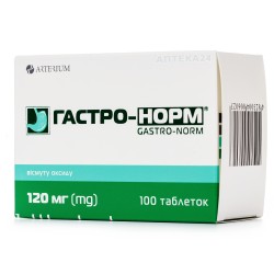 Гастро-норм таблетки от гастрита по 120 мг, 100 шт.