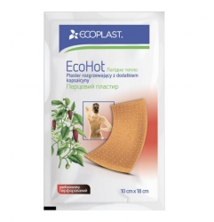 Перцовый пластырь перфорированный 10 см х 18 см, 1 шт.