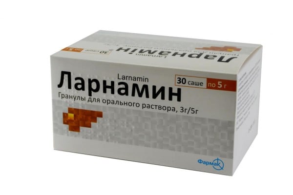 Ларнамин гранулы для орального раствора в саше по 3 г/5 г, 30 шт.