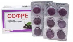 Софре черная смородина №250 леденцы диетическая добавка