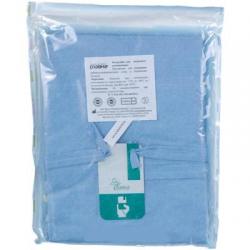 Халат медицинский стерильный размер L (50-52) 117см на липучках для посетителей