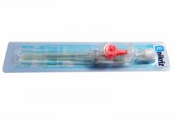 Канюля внутривенная одноразовая полиуретан 24G х3/4(0,7х19мм)  с фиксируемым крылом