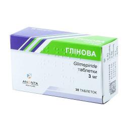 Глинова 2 мг №30 таблетки