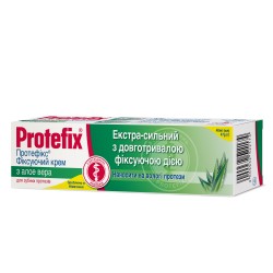 Протефикс крем для фиксации зубных протезов с алое вера, 40 мл