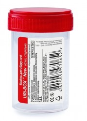 Емкость для забора мочи URI-BOX New стерильная, 60 мл