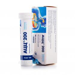 АЦЦ 200 таблетки шипучие, 20 шт.