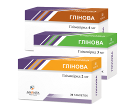 Глинова 3 мг №30 таблетки