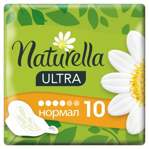 NATURELLA Ultra Normal гигиенические прокладки ароматизированные Camomile, 10 шт.