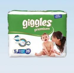 Подгузники 36 Giggles Premium Junior 11-25кг