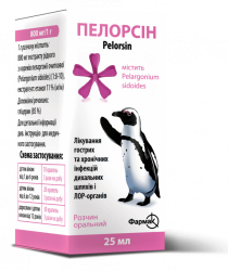 Пелорсин раствор 800 мг/1 г 25 мл