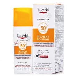 Eucerin Пигмент Контрол солнцезащитный флюид для лица против гиперпигментов SPF50+, 50 мл