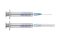 Шприц инъекционный одноразовый 3-х компонентный с иглой Arterium 0,6 мм х 25 мм (23G х 1), 2 мл 
