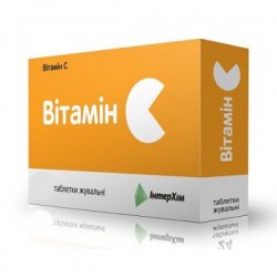 Витамин C таблетки жевательные со вкусом апельсина по 500 мг, 56 шт.
