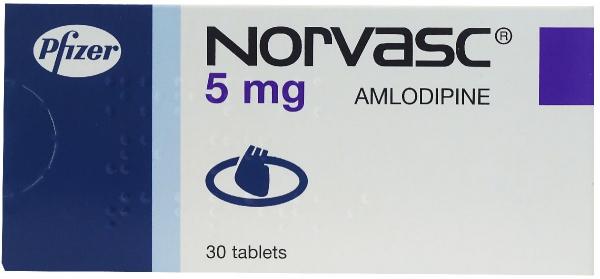 Норваск 5 мг №30 таблетки