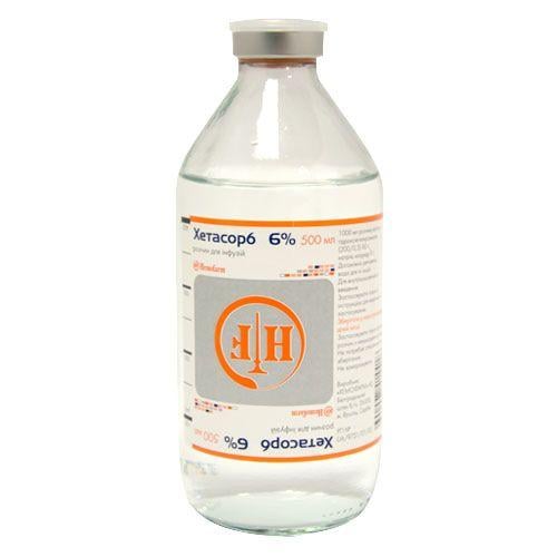 Хетасорб 6% 500 мл N1 раствор