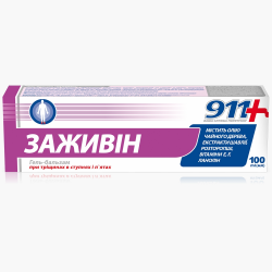 911 Заживин средство от трещин в ступнях и пятках, 100 мл