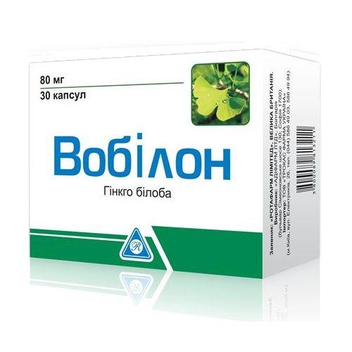 Вобилон 80 мг N30 капсулы