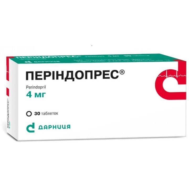 Аналоги препарата Периндоприл-Дарница таблетки по 4 мг, 30 шт ...