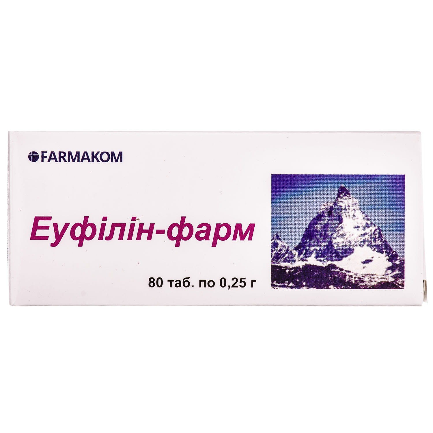 Еуфіллін-фарм таблетки по 250 мг, 80 шт.: інструкція, ціна, відгуки, аналоги.  Купити Еуфіллін-фарм таблетки по 250 мг, 80 шт. від Farmakom в Україні:  Київ, Харків, Одеса, Дніпро, Харків, Львів, Запоріжжя, Кременчук, Кривий