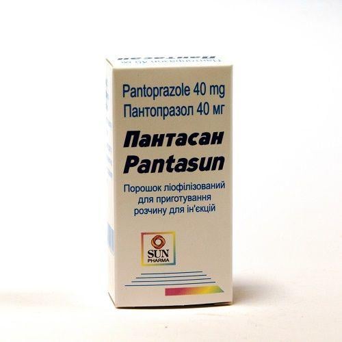 Пантасан 40 мг 10 мл N1 с растворителем порошок