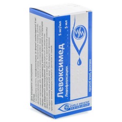 Левоксимед капли глазные раствор 5мг/мл, 5 мл