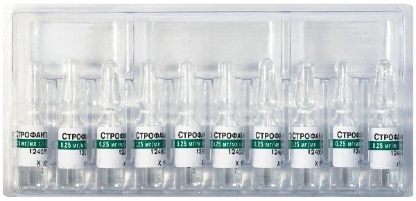 Строфантин-К 0.025% 1.0 N10 раствор для инъекций - Arterium: цена .